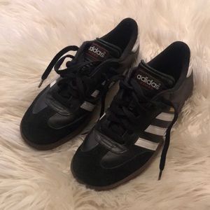 Black adidas sambas